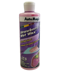  Auto Magic Strawberry Wet Wax - Carnauba Wax for Acrylic,  Single Stage, Enamel - 128 Fl Oz : Automotive