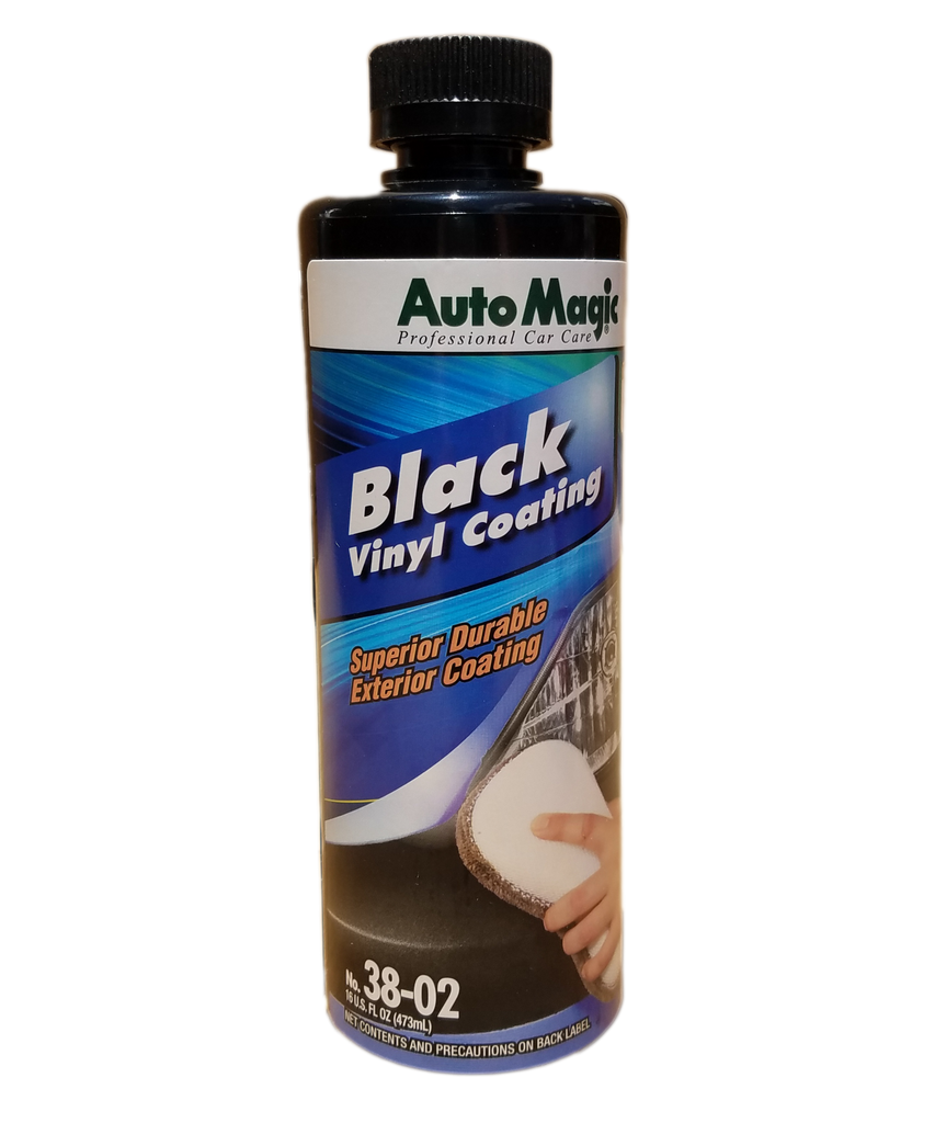 Black Vinyl Coat Trim Restorer