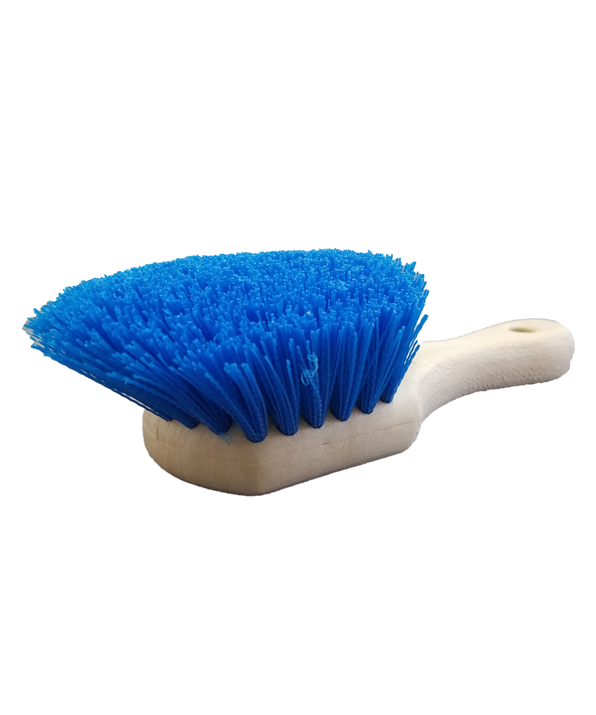 Stiff Bristle Brush 9" Blue