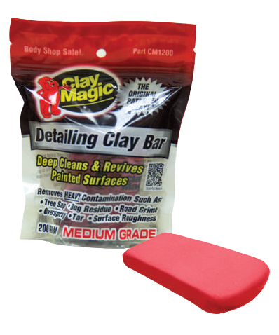 Clay Magic Detail Bar Medium Grade (Red) 200gr - Auto Detailing Clay